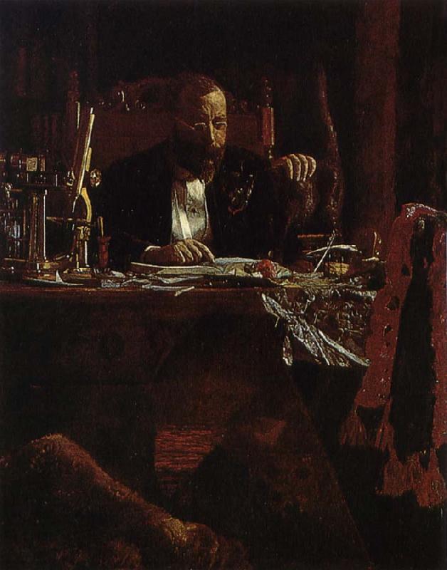Thomas Eakins The Professor oil painting image